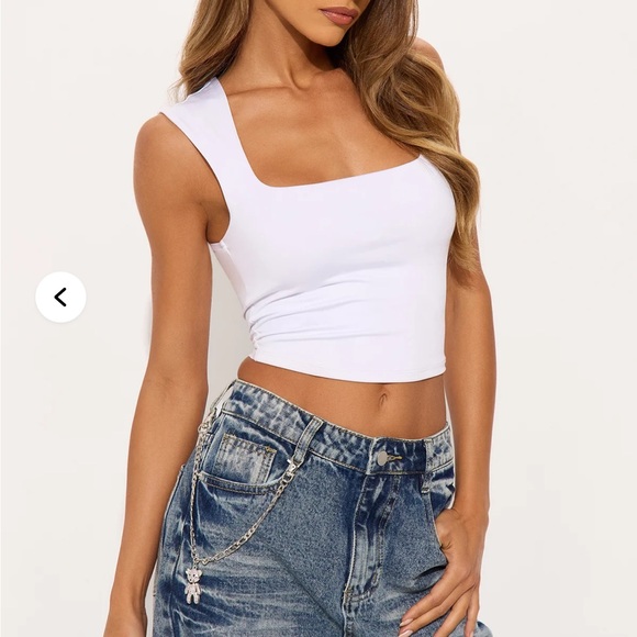 Teddy Rhinestone Pant Chain - Silver - Picture 2 of 2